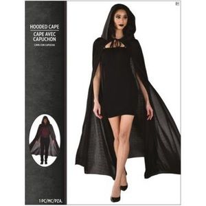 NOB Velvet hooded cape.